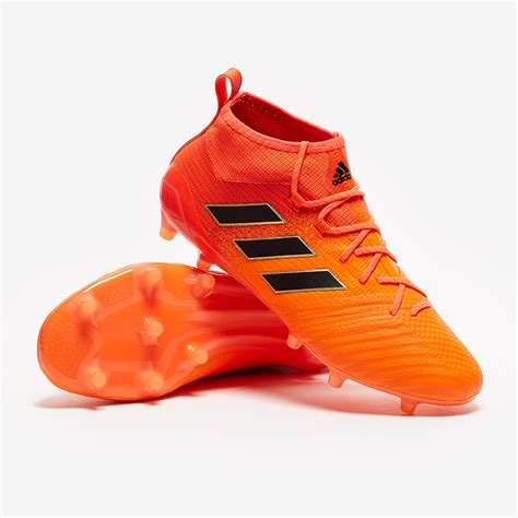 adidas rood.zwart 17.1|adidas Men's Ace 17.1 FG Soccer Cleats .